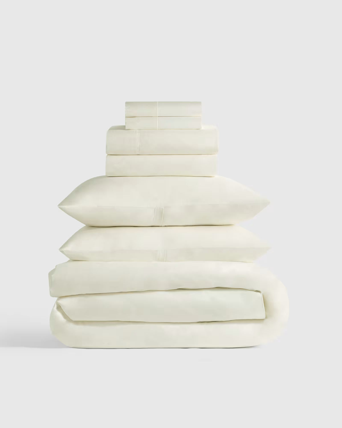 Organic Crisp Percale Deluxe Bedding Bundle - US 8223