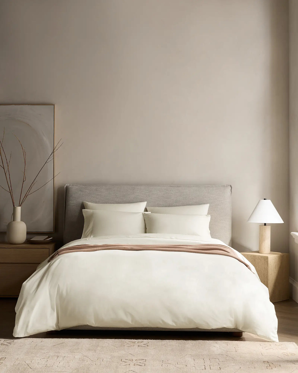 Organic Crisp Percale Sham Set - US 6494