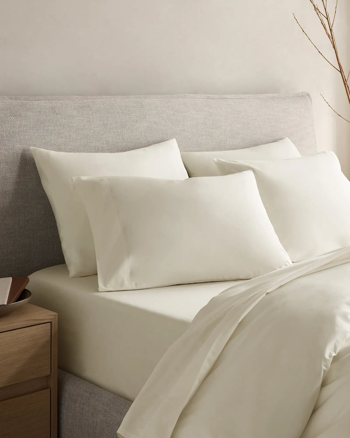 Organic Crisp Percale Sham Set - US 6494