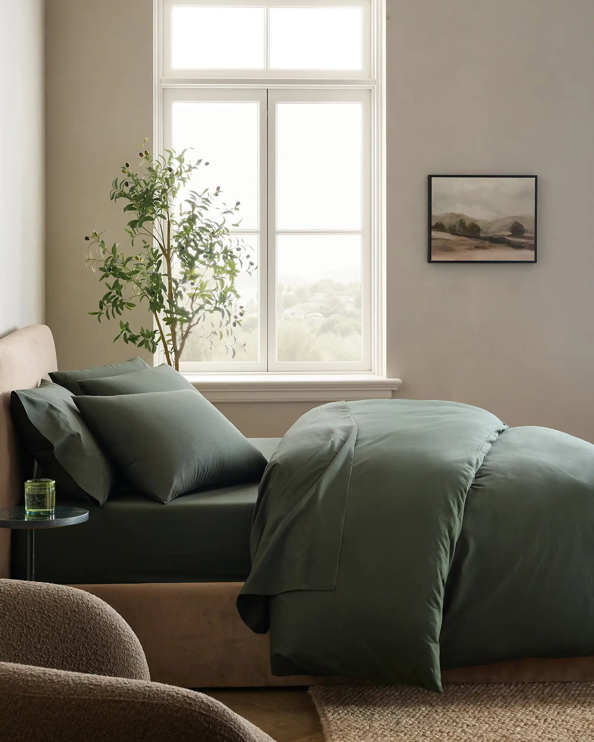 Organic Crisp Percale Duvet Cover - US 0195