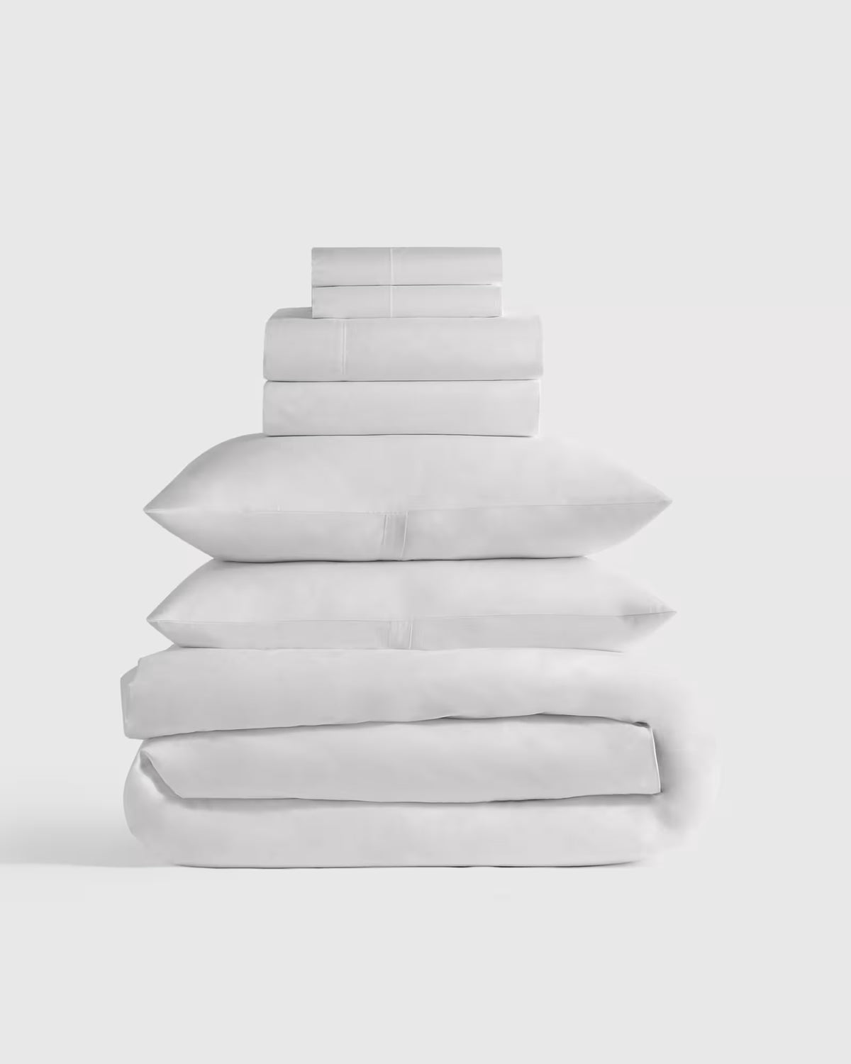 Organic Crisp Percale Deluxe Bedding Bundle - US 7784