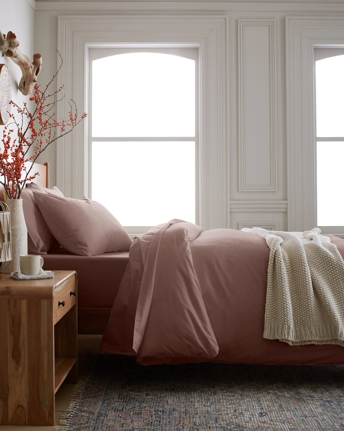 Organic Brushed Cotton Duvet Cover - US 3800