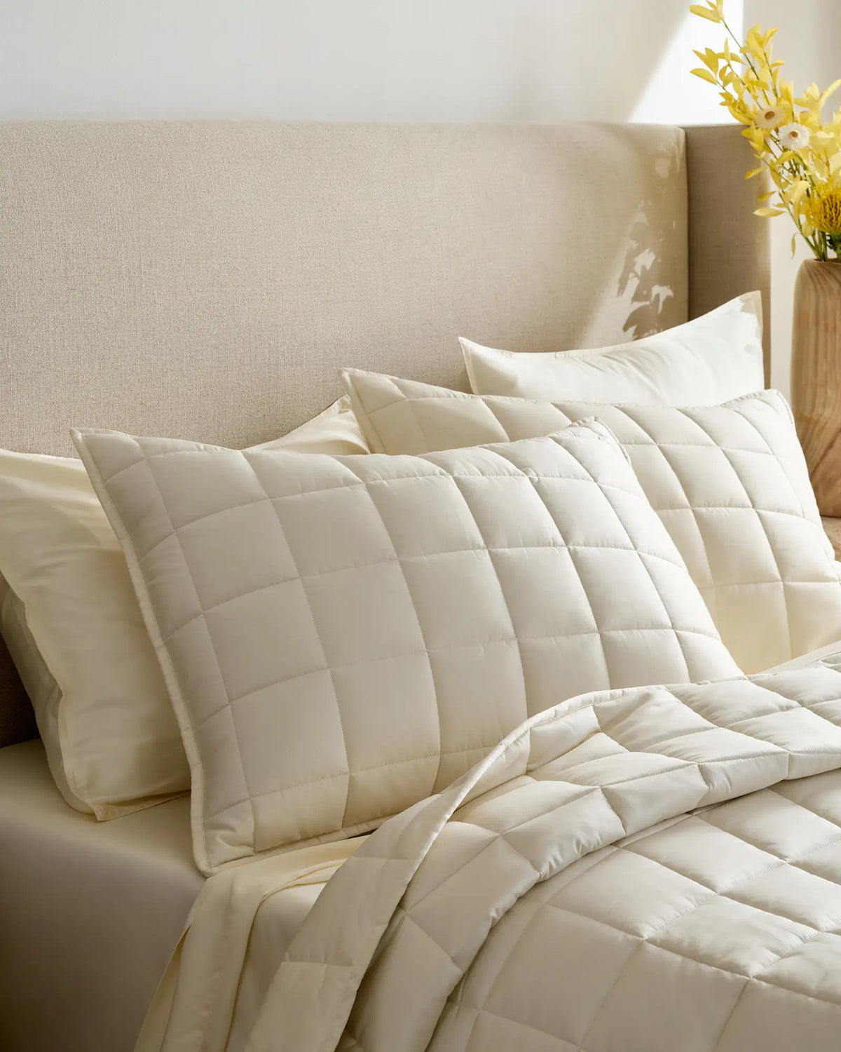 Bamboo Box Quilted Sham Set - US 1520
