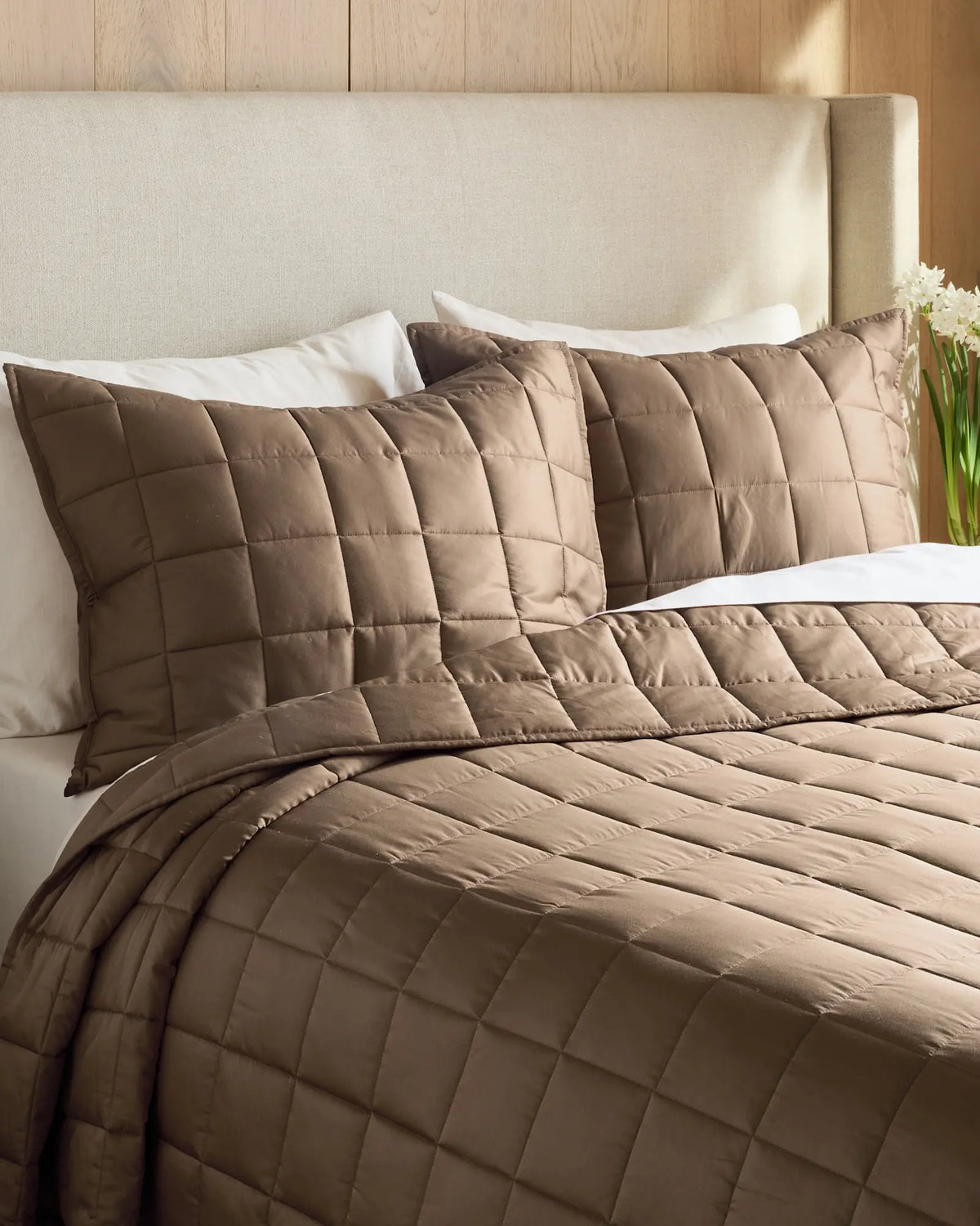 Bamboo Box Quilted Sham Set - US 7159