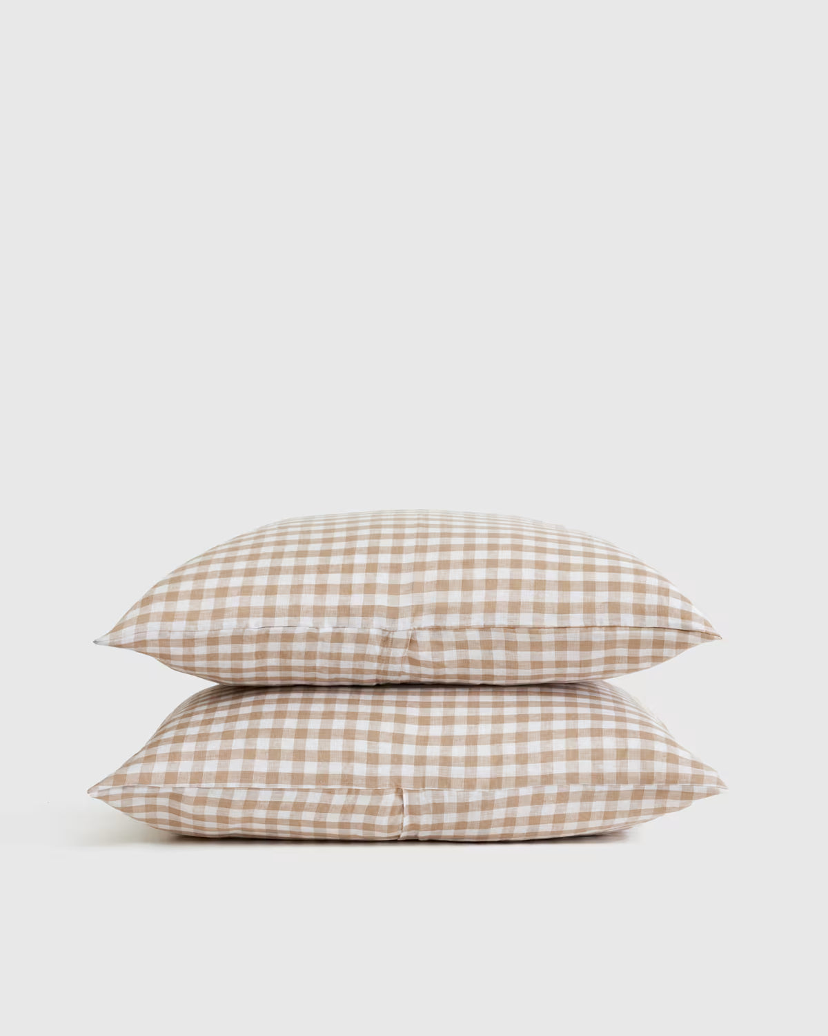 European Linen Gingham Sham Set - US 3213