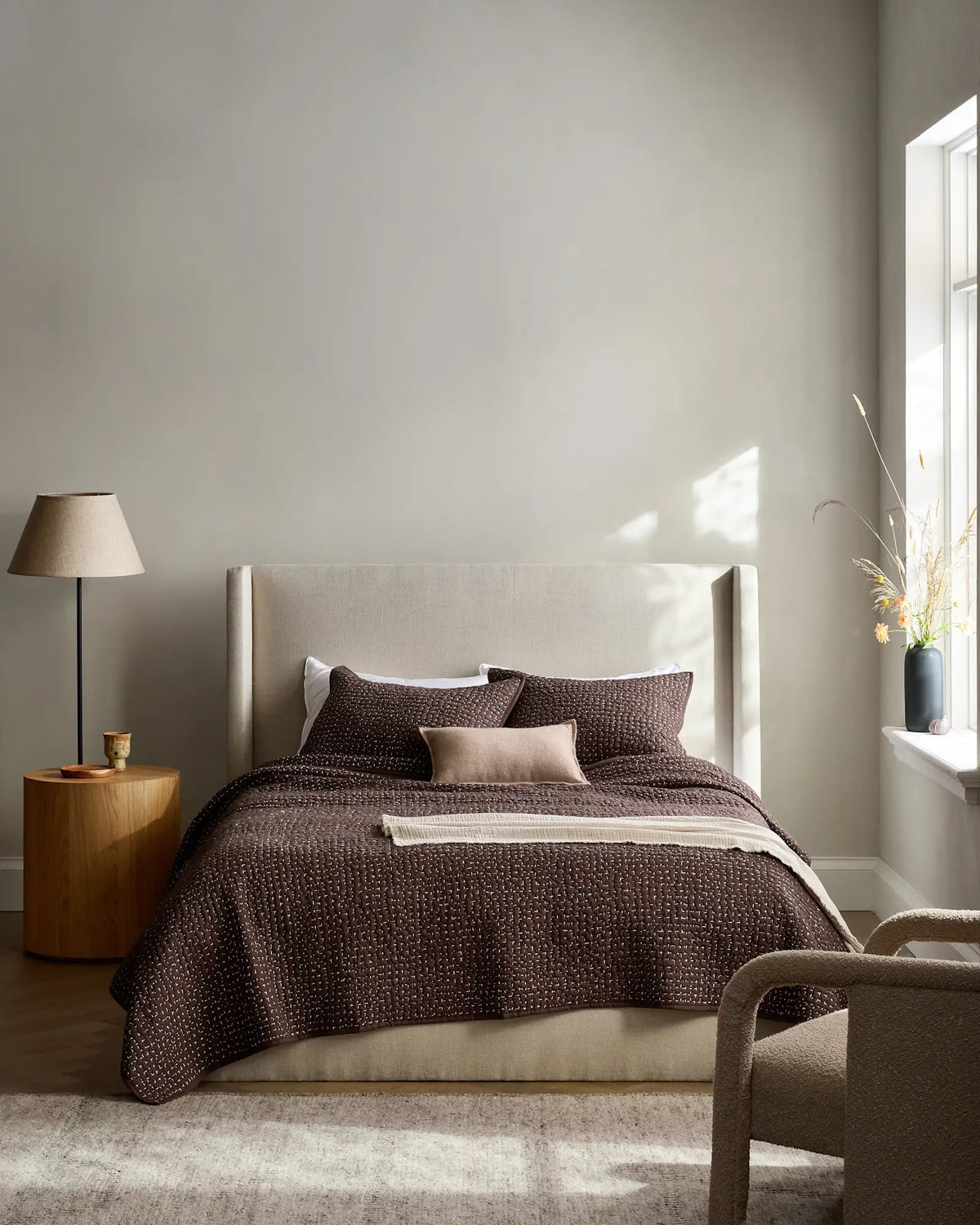 Organic Cotton Hand Stitched Quilt - US 3961