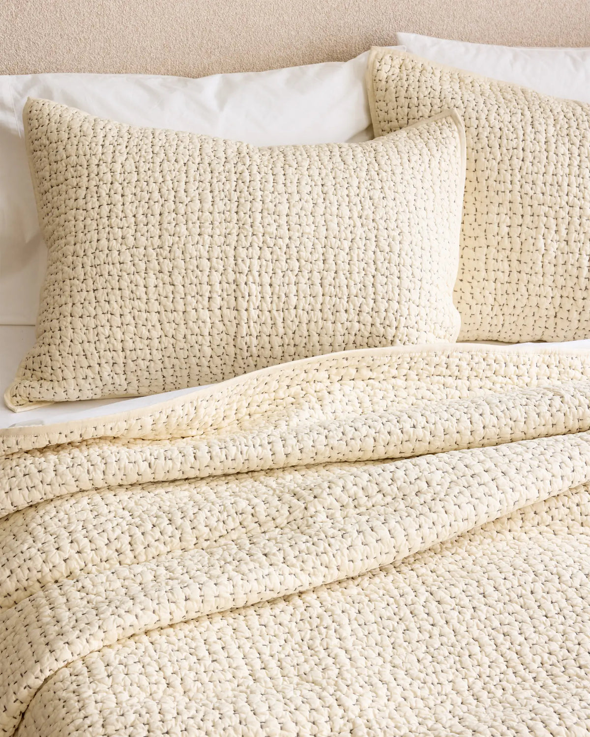 Organic Cotton Hand Stitched Quilt - US 6122
