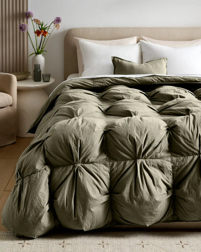Cotton Pintuck Comforter - US 9877