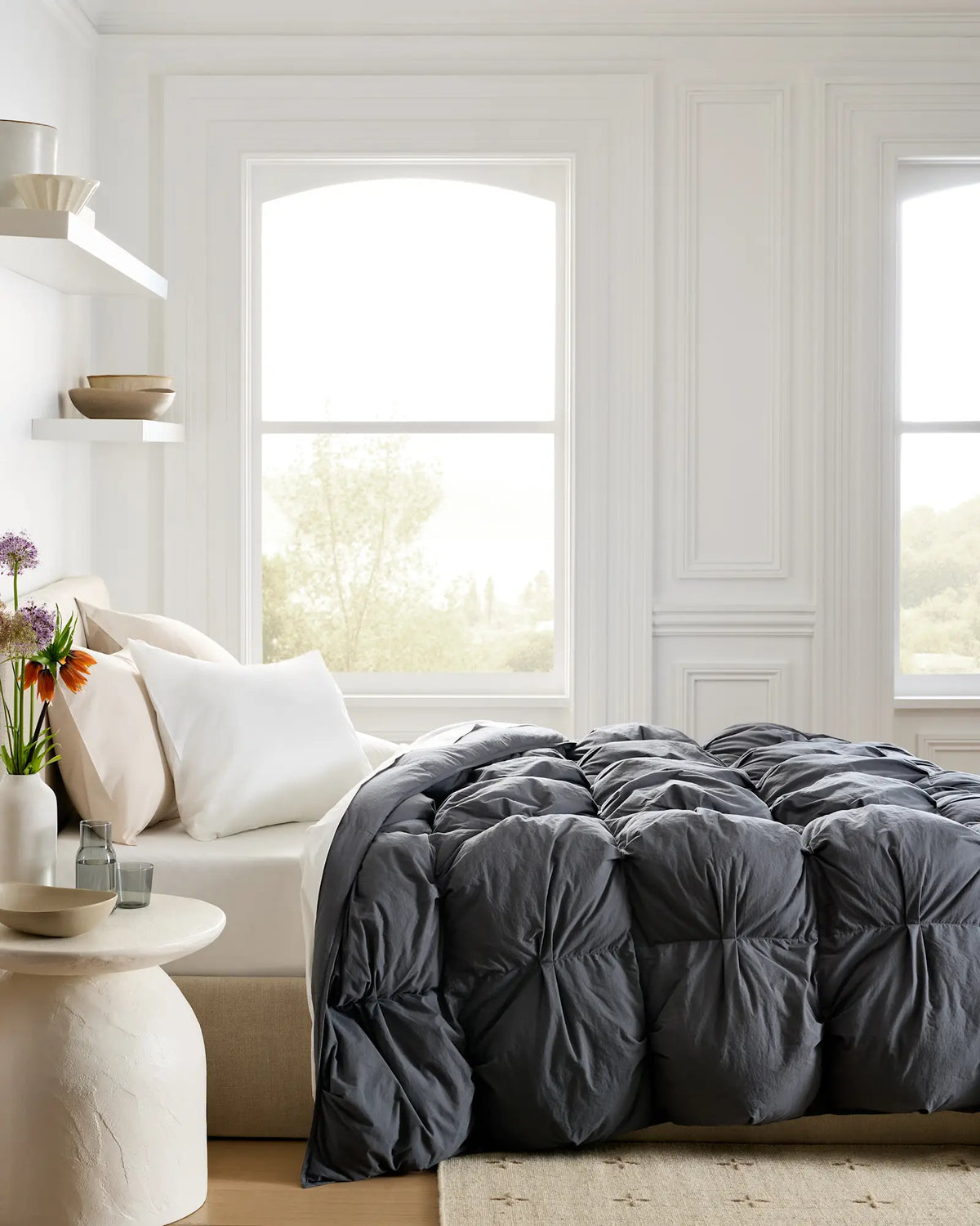 Cotton Pintuck Comforter - US 7397