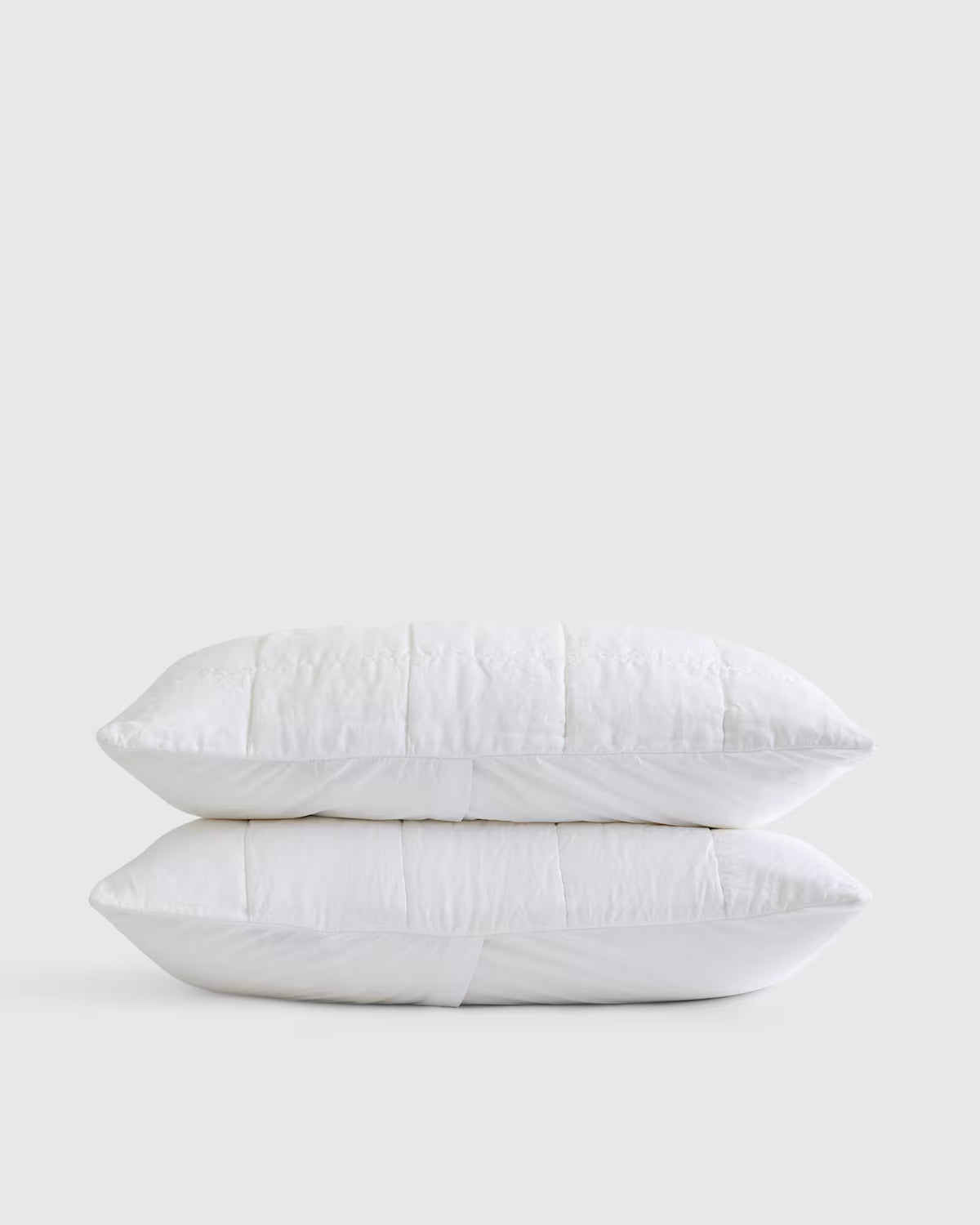 Lightweight European Linen Box Quilted Sham Set - US 5208