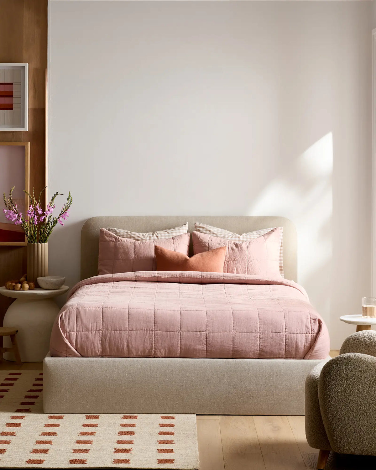 Lightweight European Linen Box Quilt - US 9889