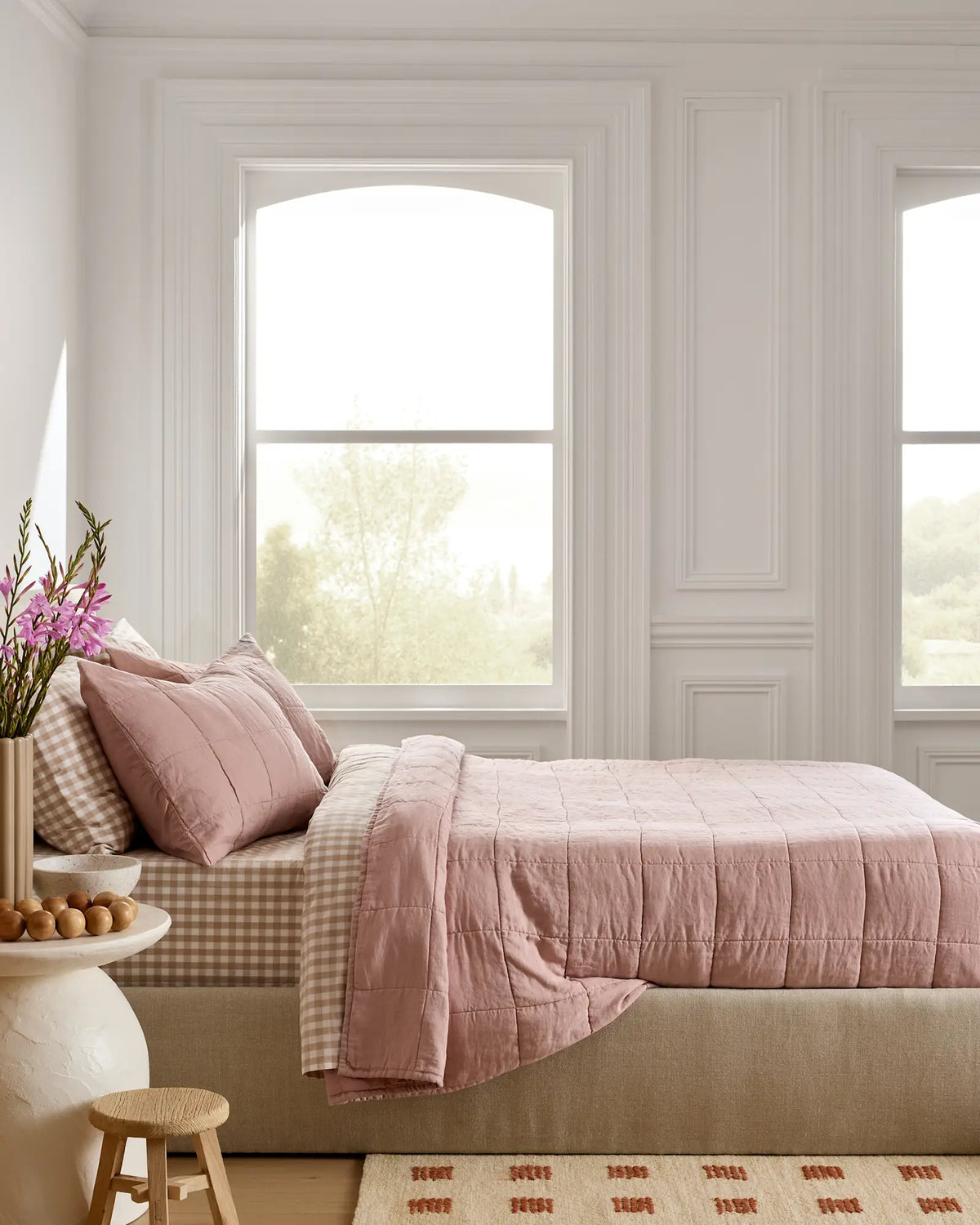 Lightweight European Linen Box Quilt - US 9889