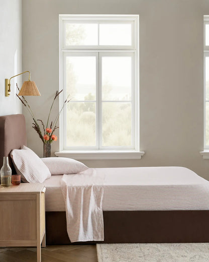 European Linen Stripe Sheet Set - US 1306
