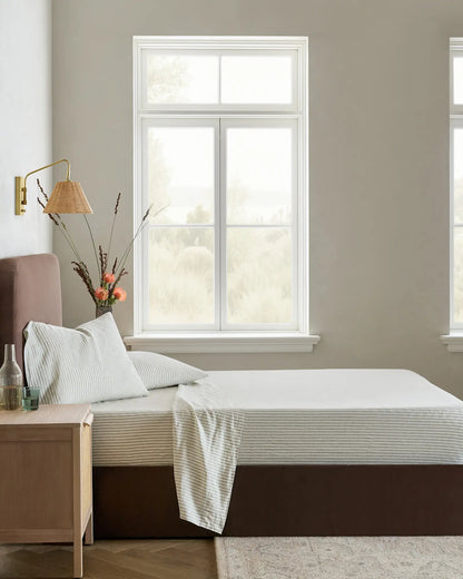 European Linen Stripe Pillowcases Set - US 2806