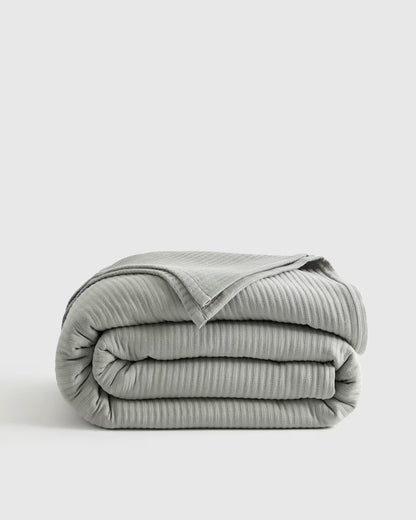 Organic Cotton Matelasse Coverlet - US 5366