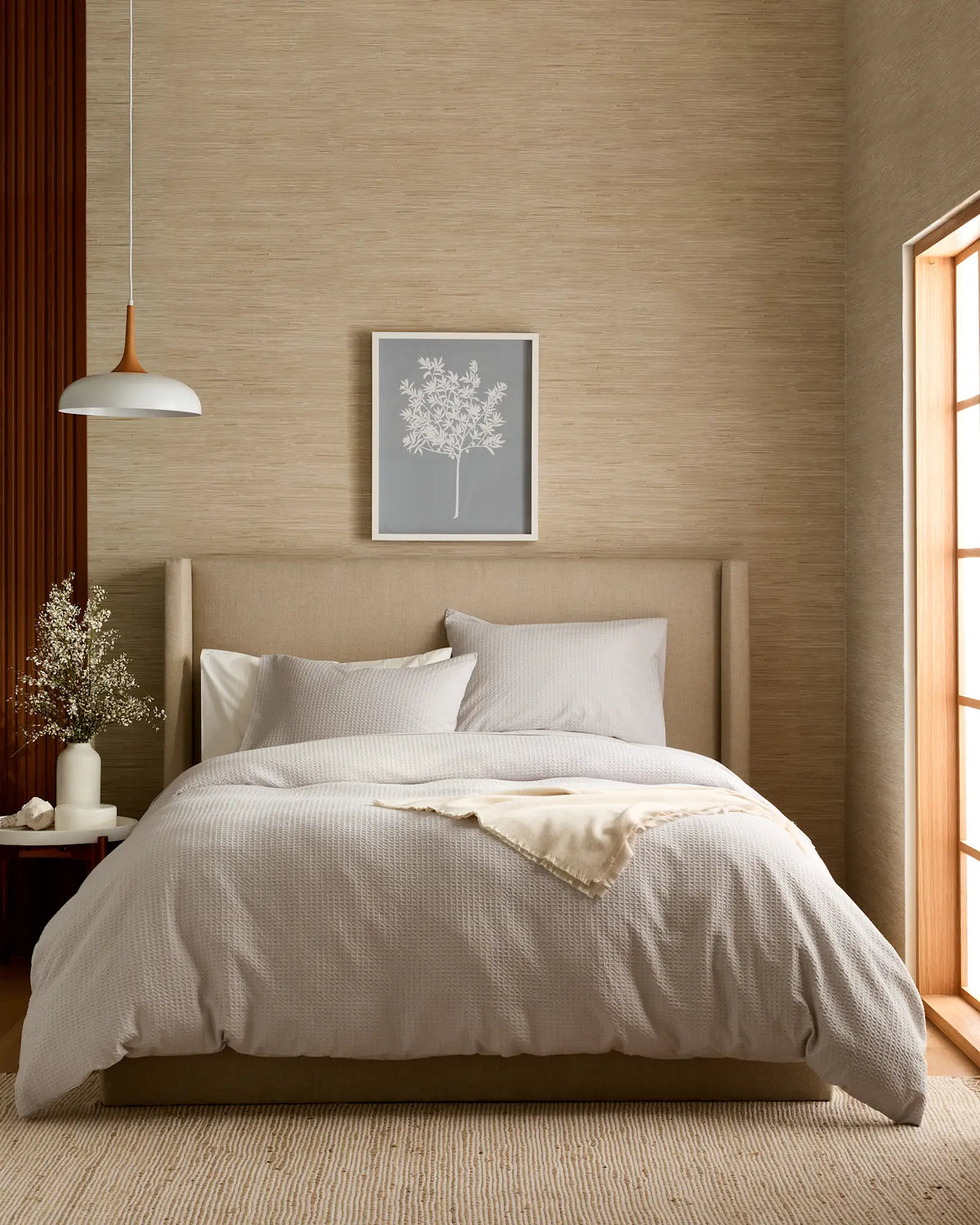 Organic Luxe Honeycomb Duvet Cover Set - US 5049