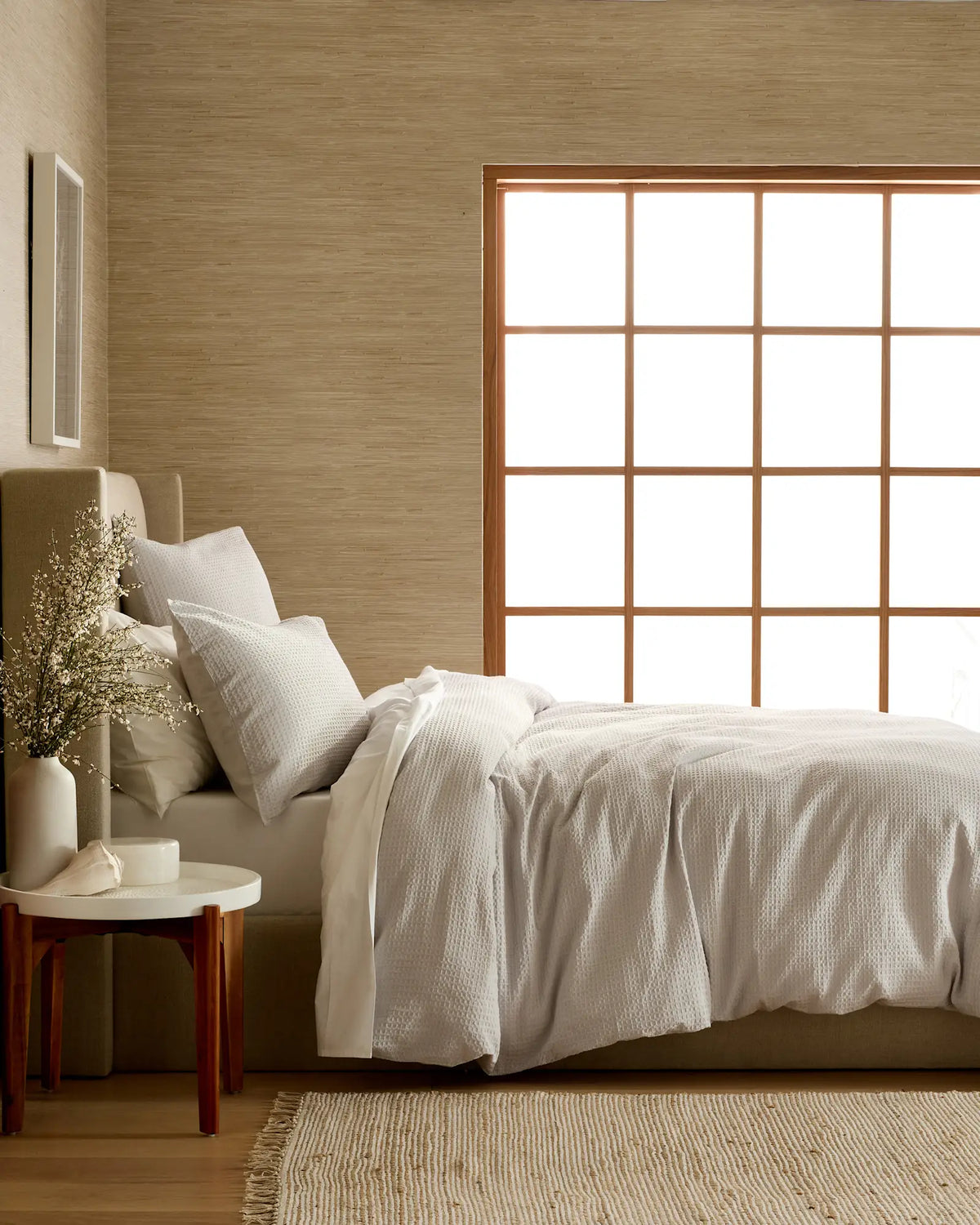 Organic Luxe Honeycomb Duvet Cover Set - US 5049