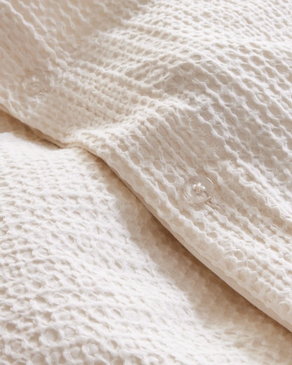 Organic Luxe Honeycomb Duvet Cover - US 4182