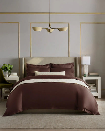 Signature Giza Cotton Sateen Deluxe Bedding Bundle - US 7785
