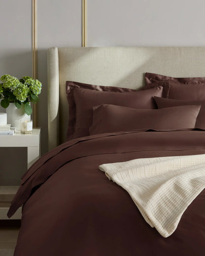 Signature Giza Cotton Sateen Deluxe Bedding Bundle - US 7785
