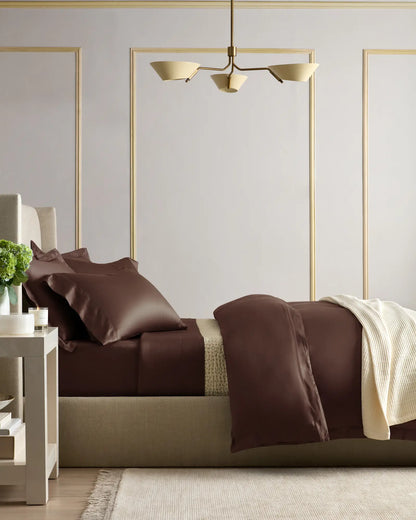 Signature Giza Cotton Sateen Deluxe Bedding Bundle - US 7785