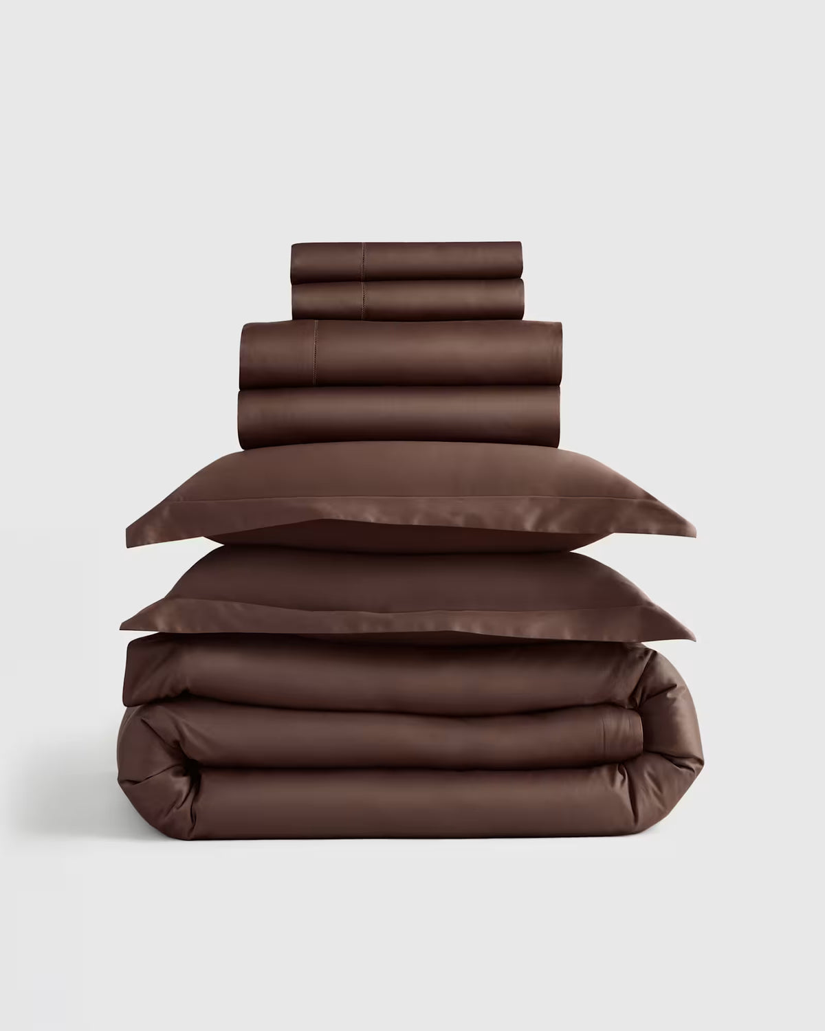 Signature Giza Cotton Sateen Deluxe Bedding Bundle - US 7785