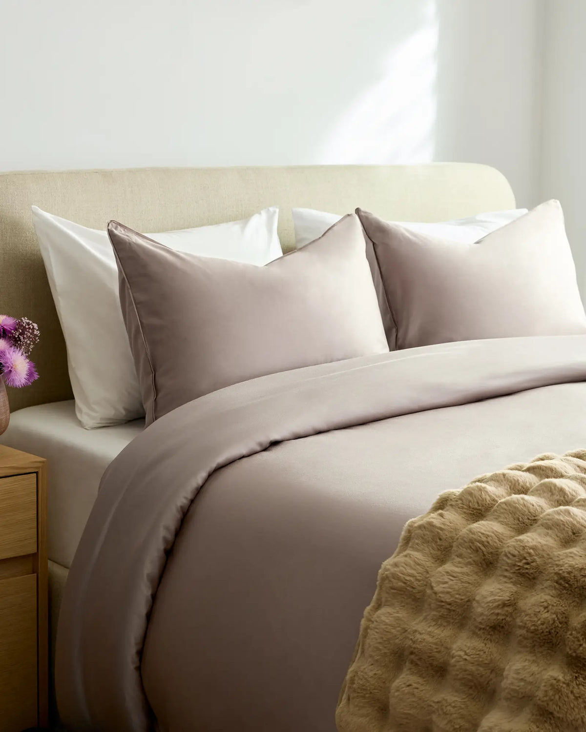 Organic Cotton Sateen Sham Set - US 2038