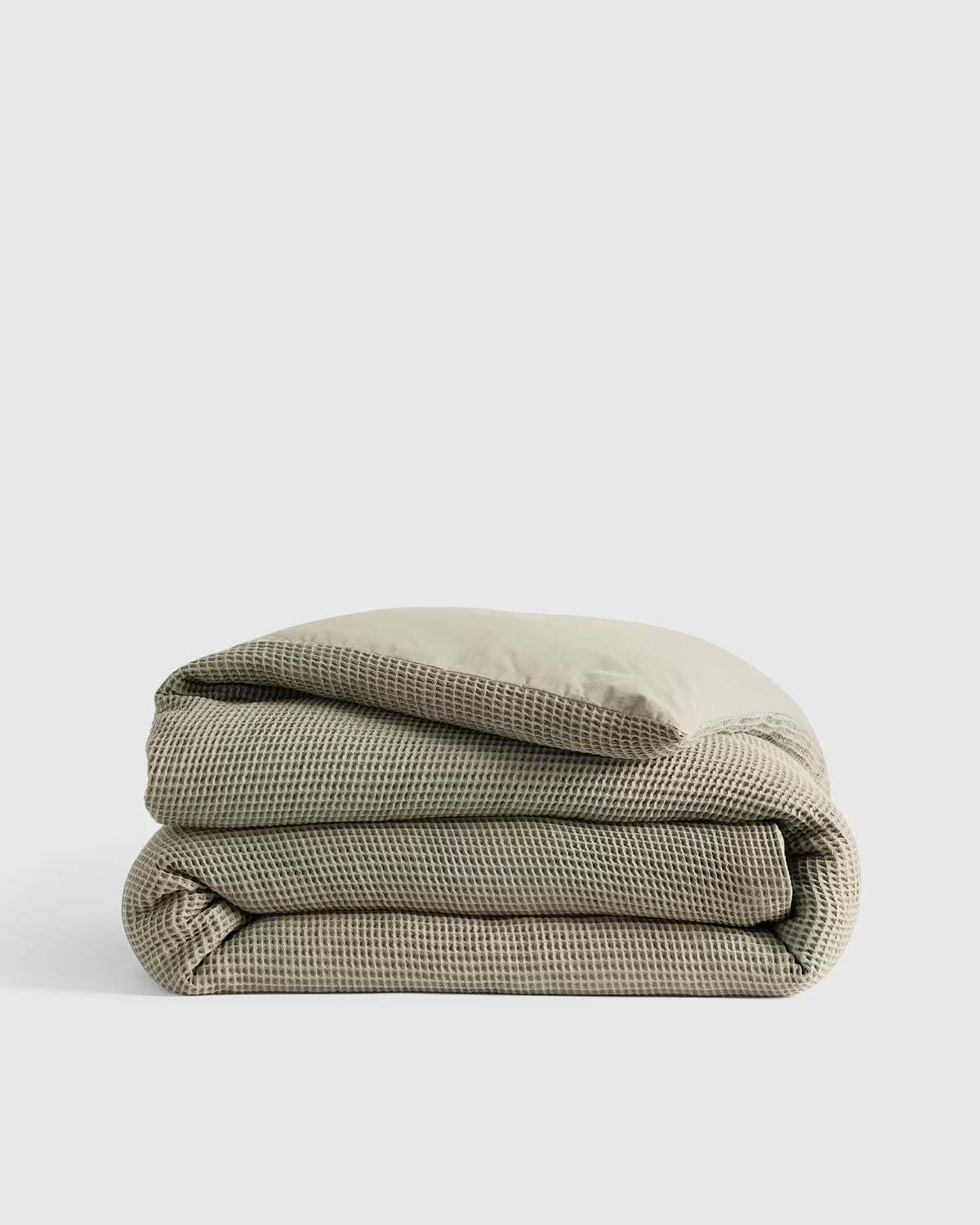 Organic Waffle Duvet Cover - US 7150