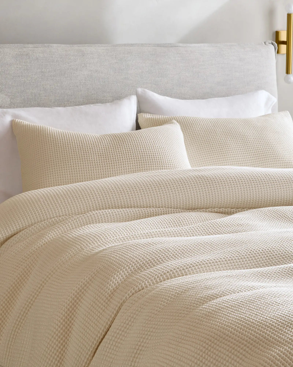 Organic Waffle Duvet Cover - US 6244