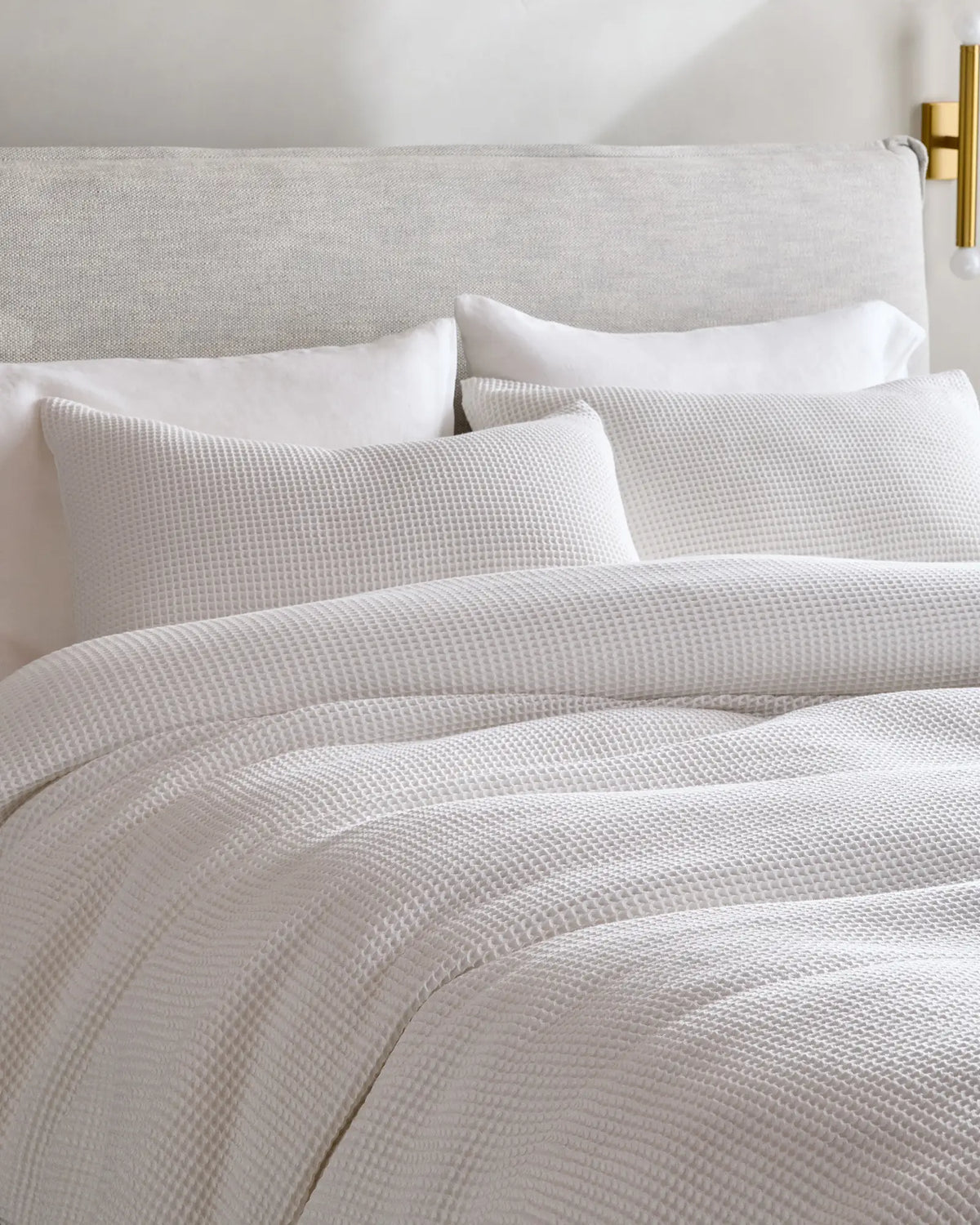 Organic Waffle Sham Set - US 5692