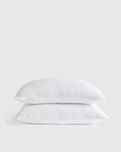 Organic Waffle Sham Set - US 5692