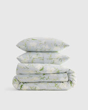 Organic Crisp Percale Duvet Cover Set - US 8846