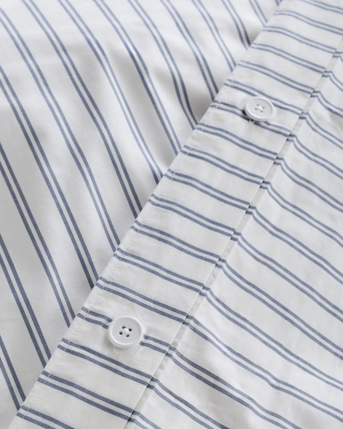 Organic Crisp Percale Double Stripe Deluxe Bedding Bundle - US 8831