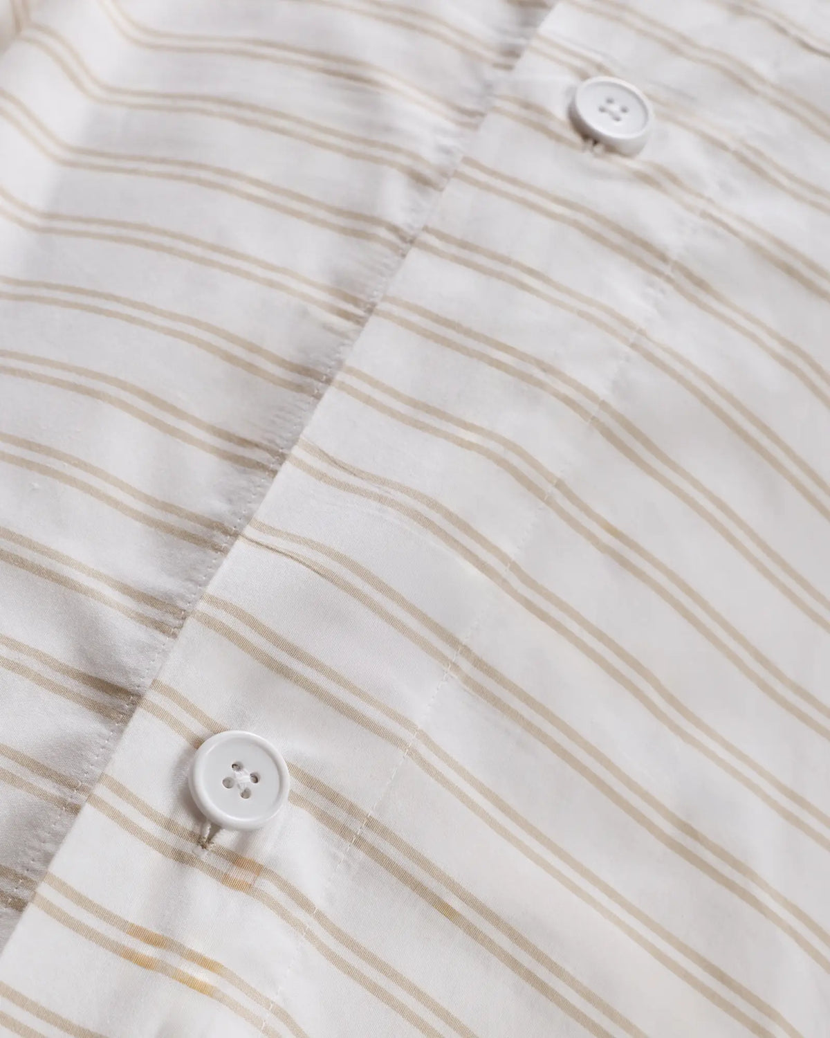 Organic Crisp Percale Double Stripe Duvet Cover Set - US 0125