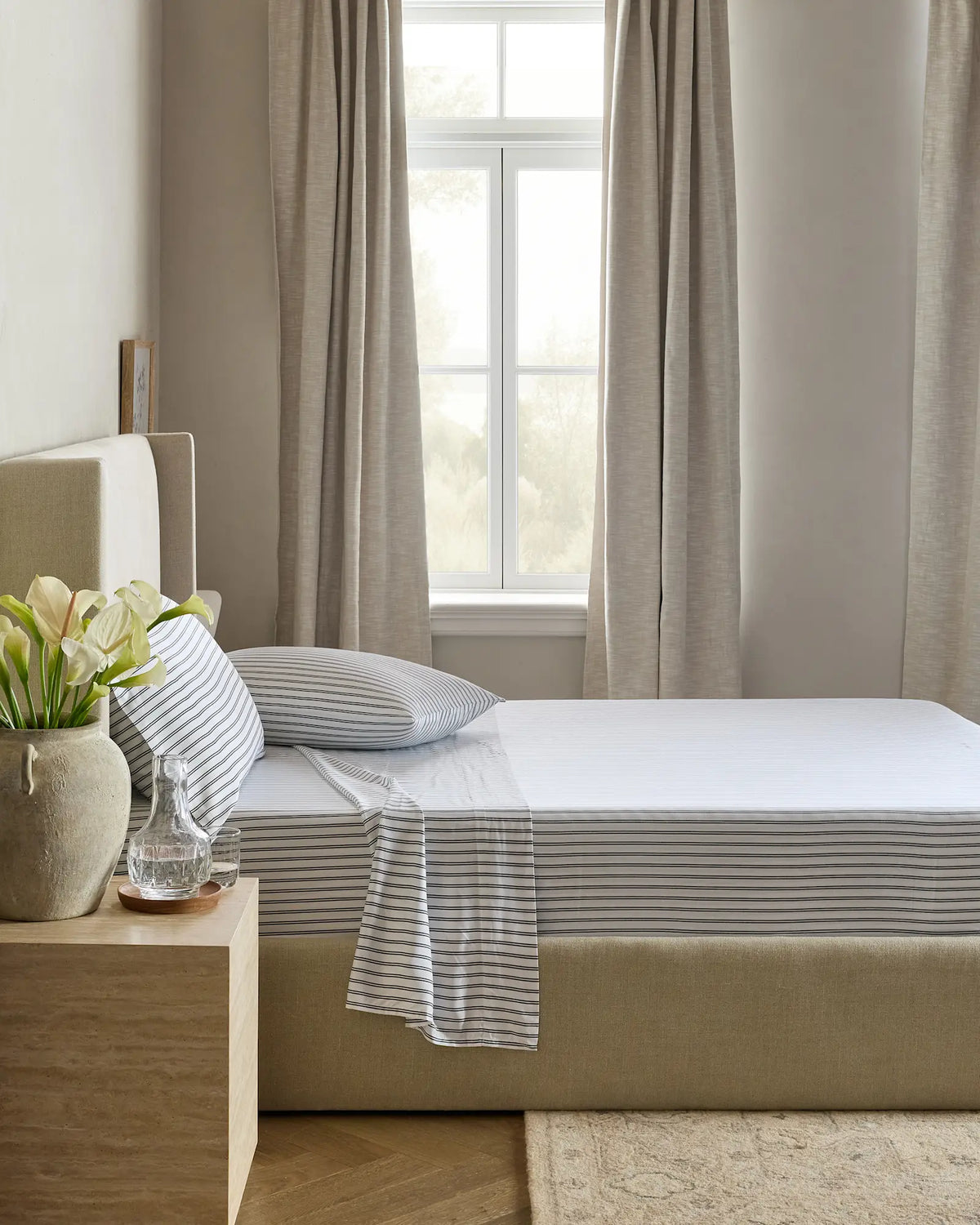 Bamboo Stripe Pillowcase Set - US 8101