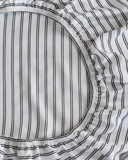 Bamboo Stripe Fitted Sheet Set - US 4546