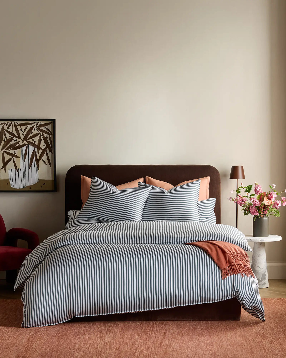 Bamboo Stripe Deluxe Bedding Bundle - US 2964