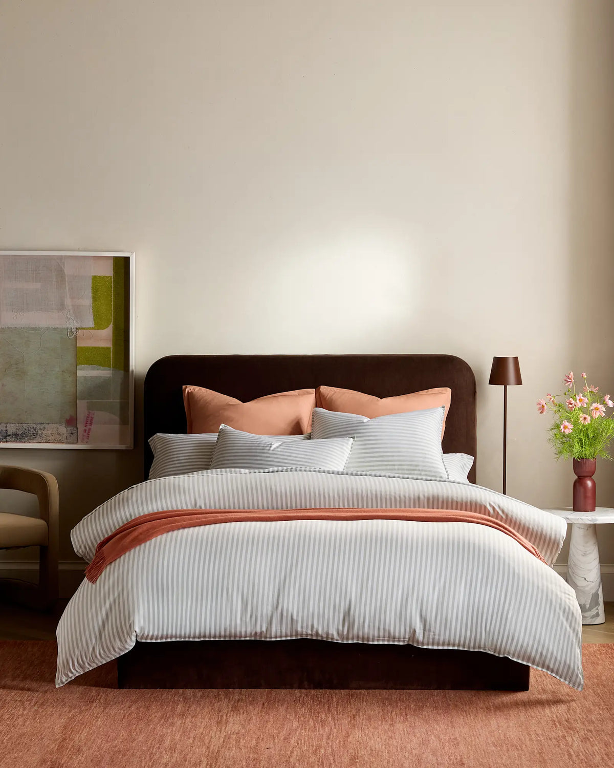 Bamboo Stripe Duvet Cover Set - US 4653