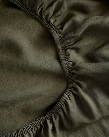 European Linen Ruffle Sheet Set - US 8034