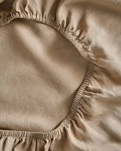 European Linen Ruffle Sheet Set - US 9566