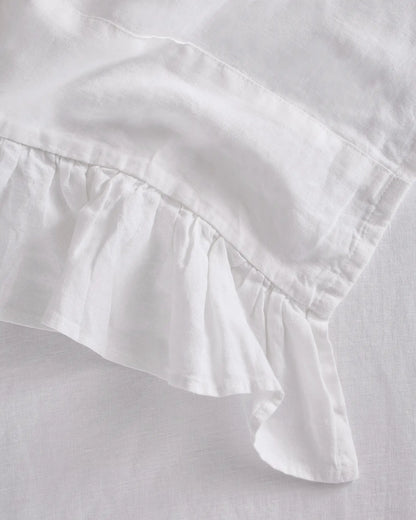 European Linen Ruffle Pillowcase Set - US 1011