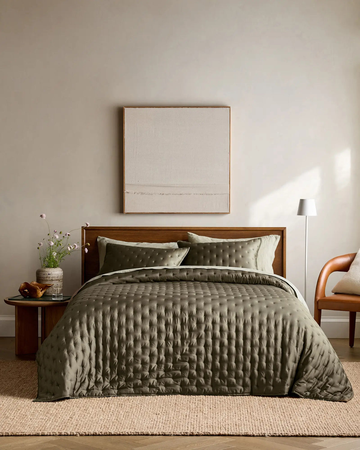 Bamboo Dream Quilted Sham Set - US 5095