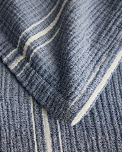 Organic Cotton Gauze Stripe Blanket - US 8037