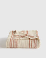 Organic Cotton Gauze Stripe Blanket - US 9124