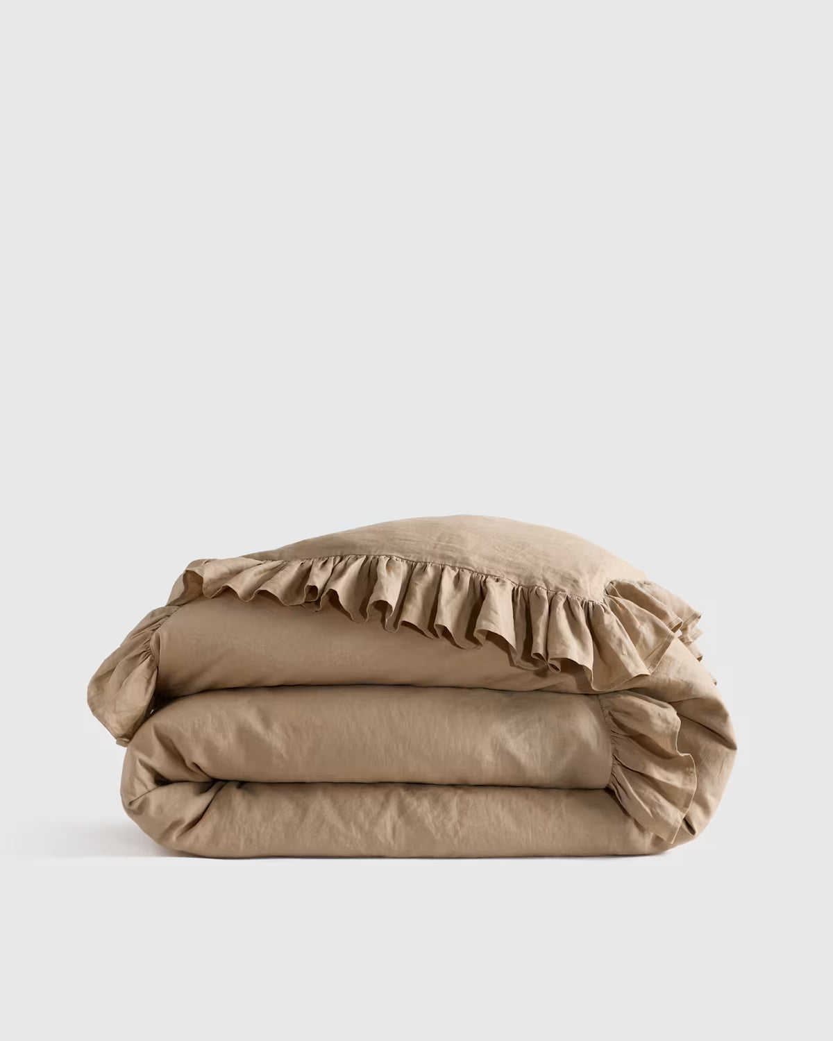 European Linen Ruffle Duvet Cover - US 4057