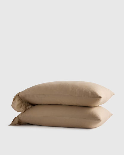 European Linen Ruffle Pillowcase Set - US 3989