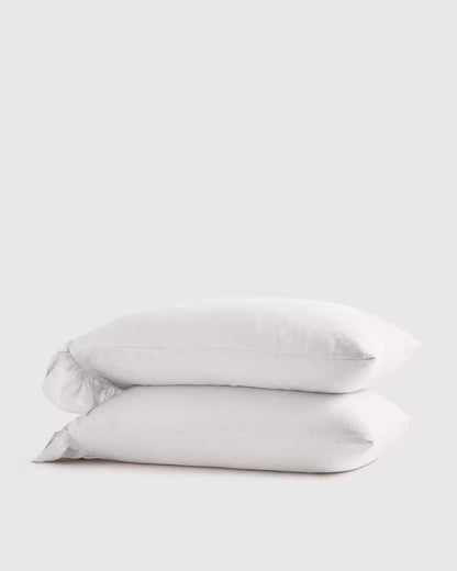 European Linen Ruffle Pillowcase Set - US 1011