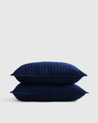 European Linen Cotton Stitch Sham Set - US 4692