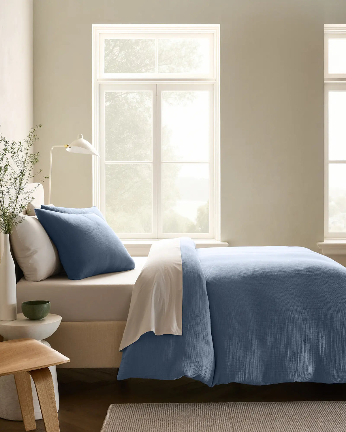 Organic Cotton Gauze Duvet Cover - US 8737
