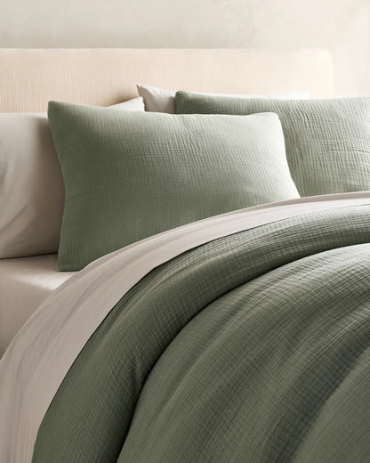 Organic Cotton Gauze Sham Set - US 5098